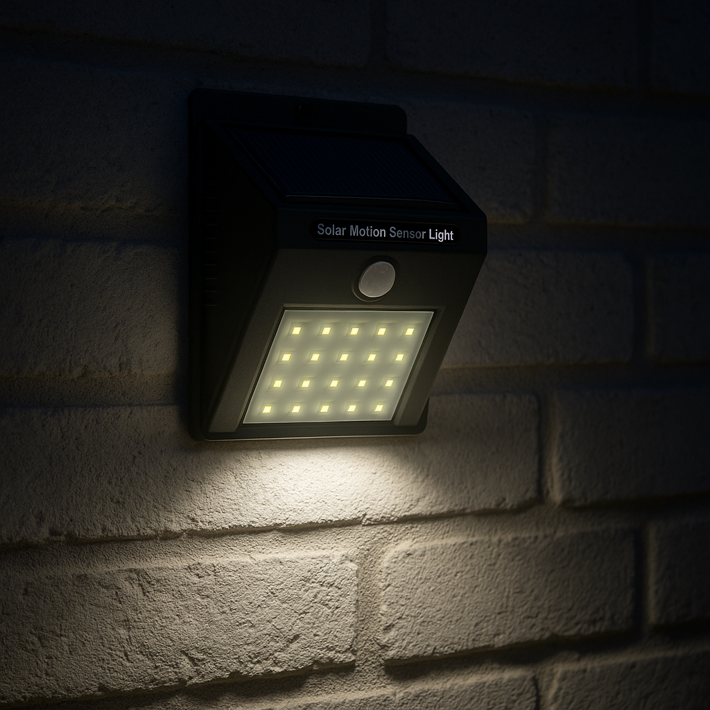 Luz LED Solar con Sensor de Movimiento – Reflector 30 LEDs para Exterior