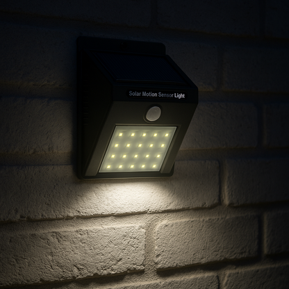 Luz LED Solar con Sensor de Movimiento – Reflector 30 LEDs para Exterior
